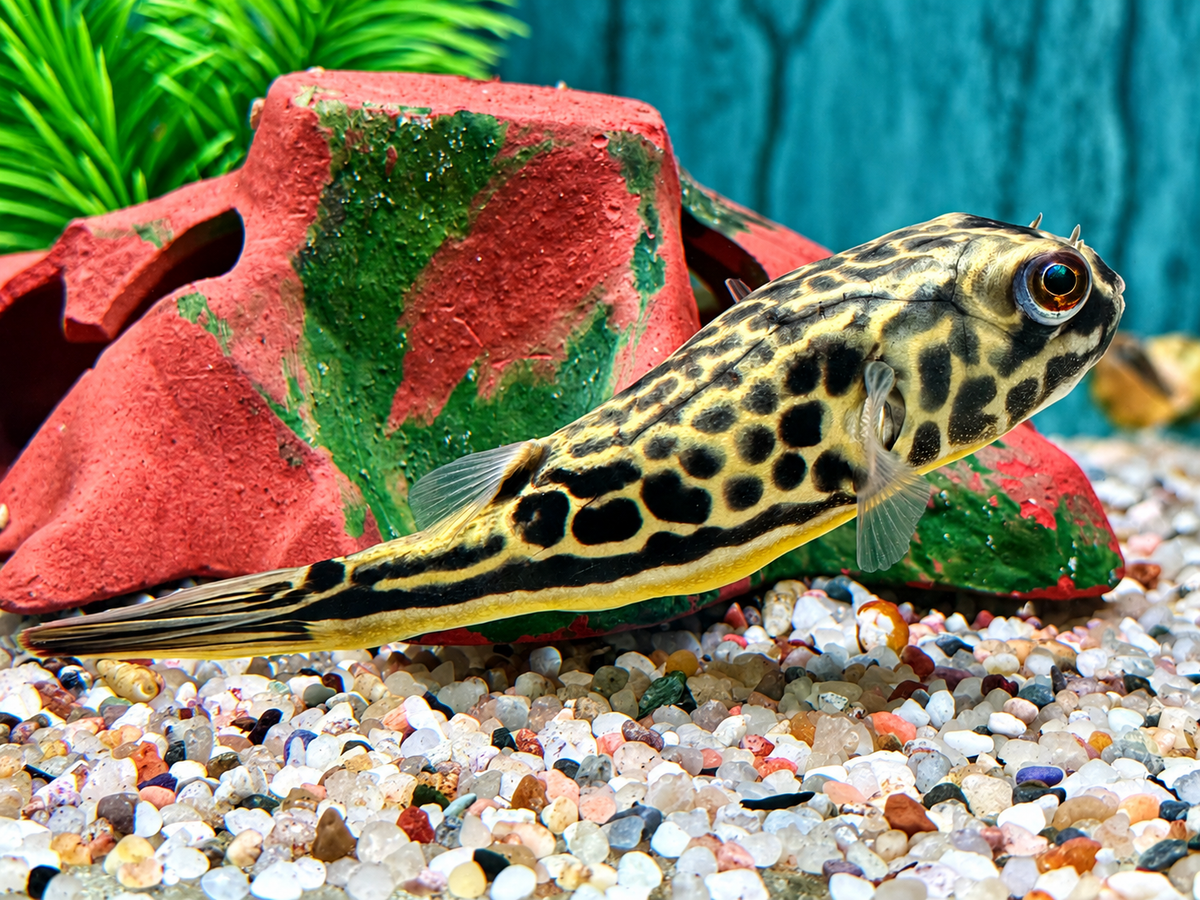 Mbu Kugelfisch Tetraodon mbu ca. 10 cm