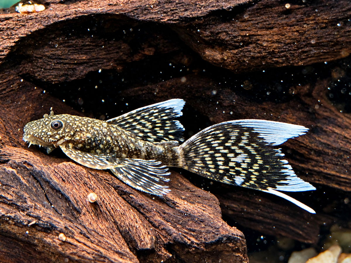 Brauner Antennenwels Schleier Ancistrus sp. 3,5-4 cm