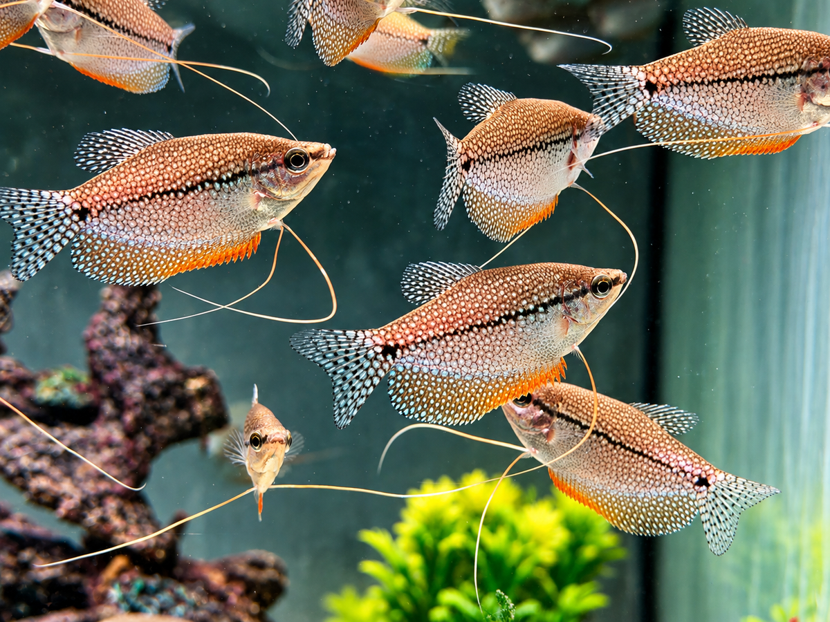 Mosaikfadenfisch Trichogaster leeri