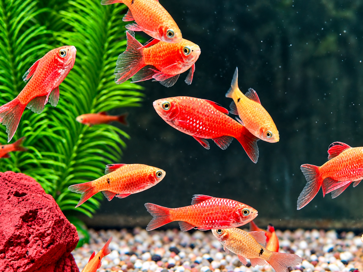 Prachtbarbe Pethia Puntius conchonius