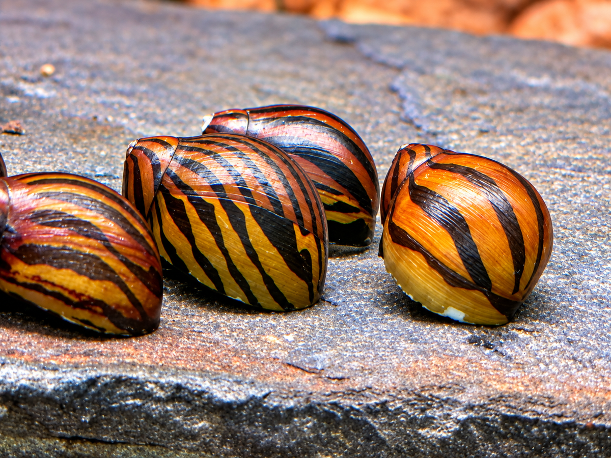 Zebra Rennschnecke Vittina Neritina turrita