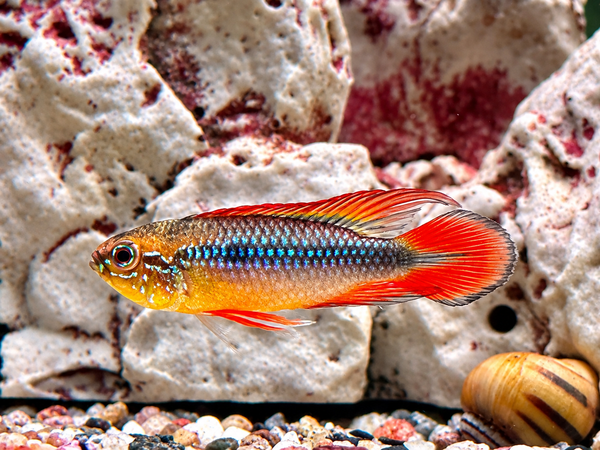 Agassiz' Zwergbuntbarsch Apistogramma agassizii red