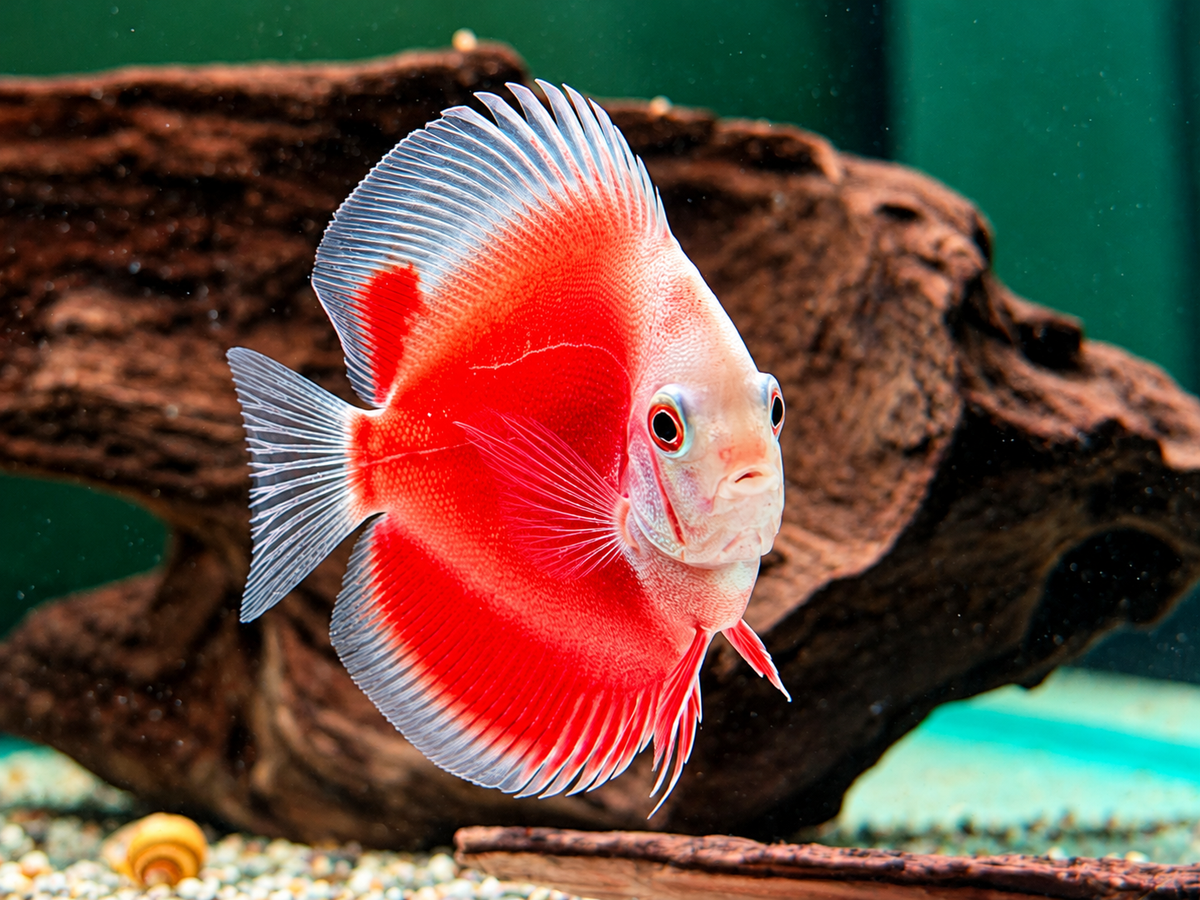 Diskus Red Melon Symphysodon aequifasciatus Nachzuchten 6-8 cm
