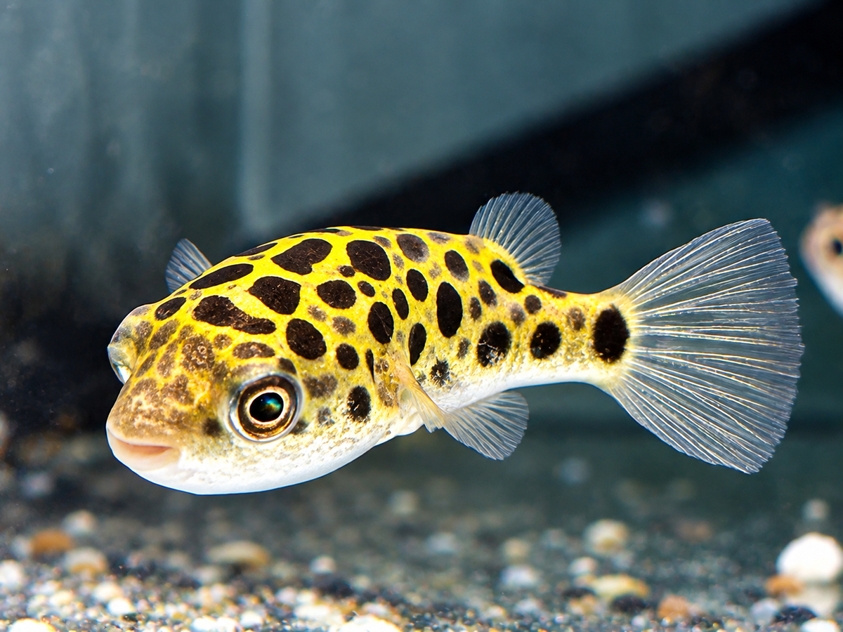 Grüner Kugelfisch Dichotomyctere (Tetraodon) nigroviridis