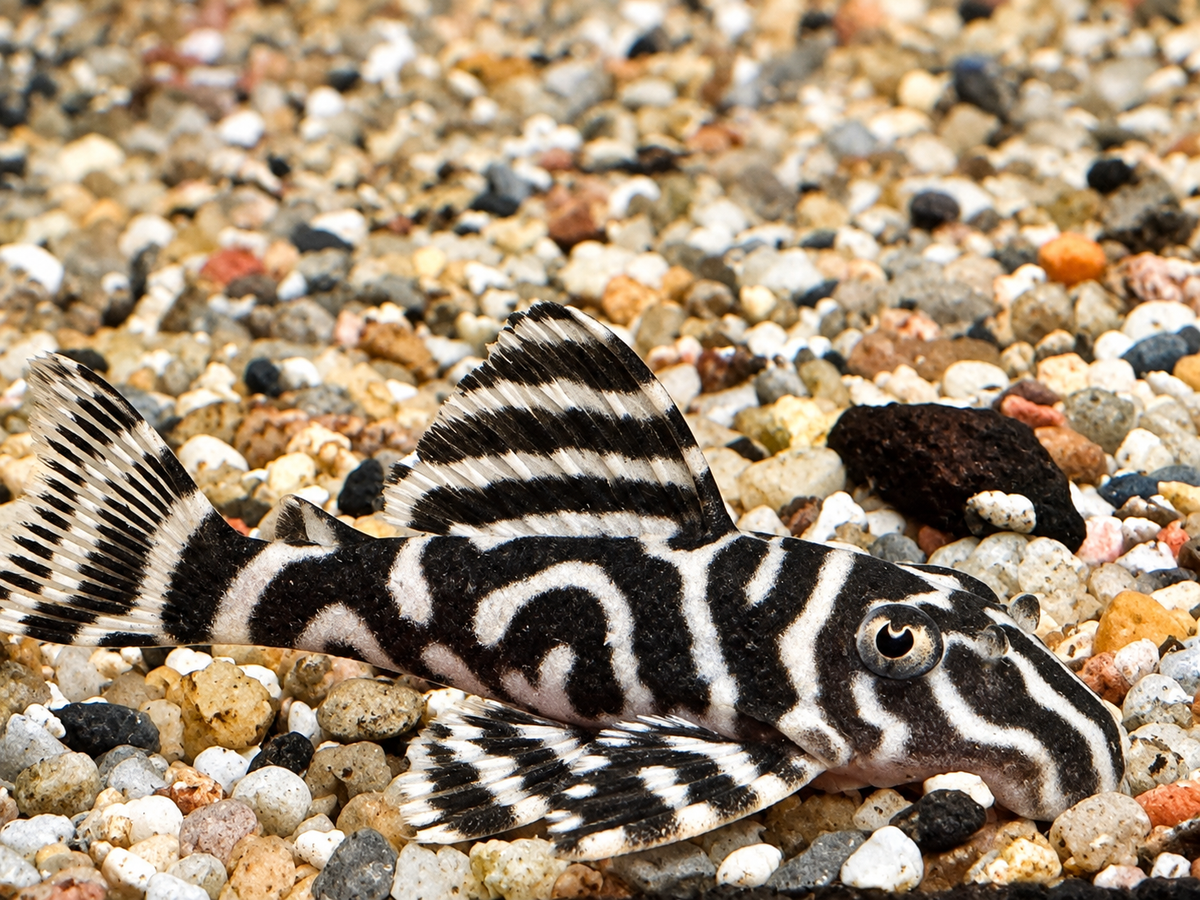 L129 Kolumbianischer Zebrawels Hypancistrus debilittera
