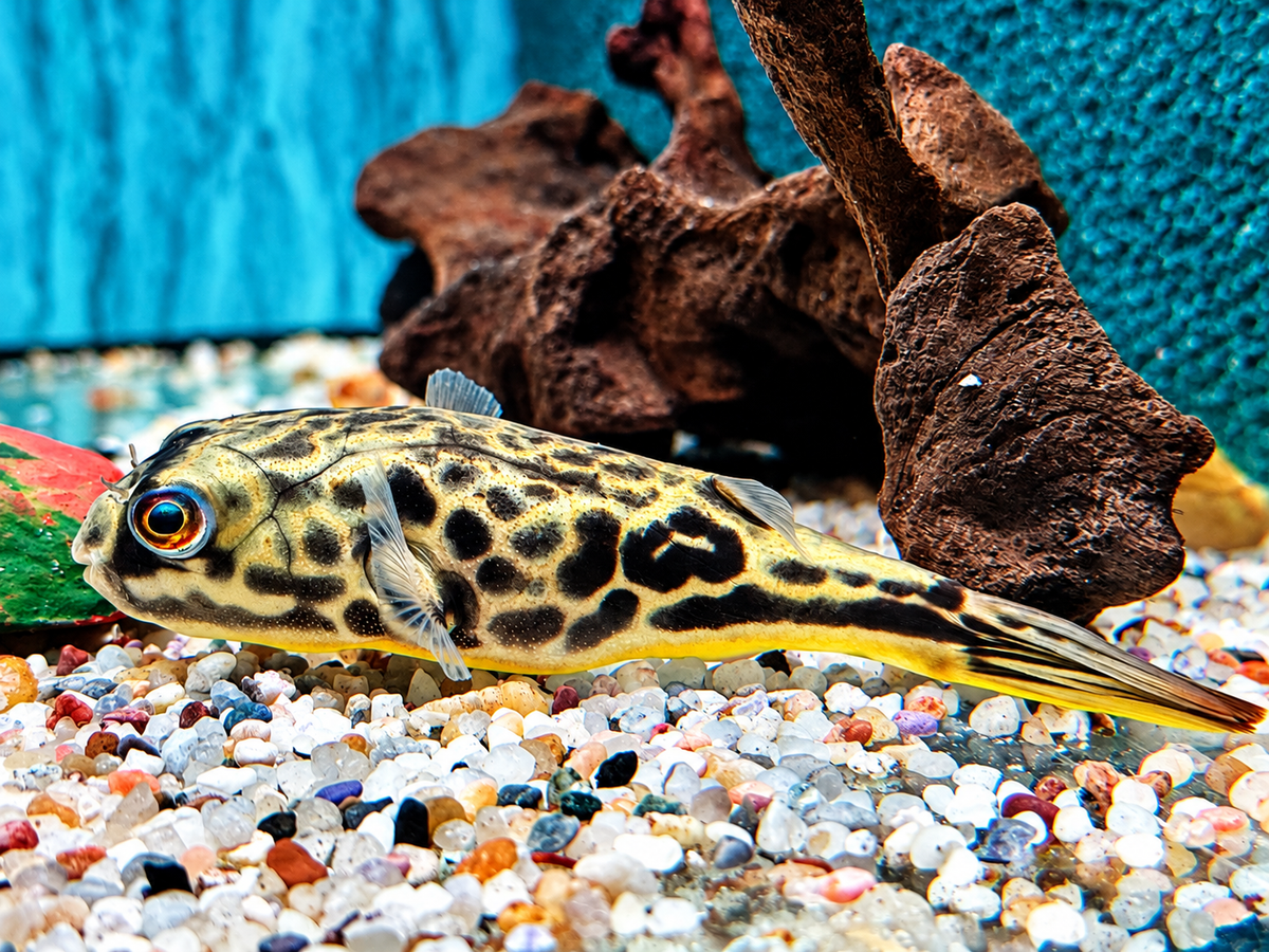 Mbu Kugelfisch Tetraodon mbu ca. 10 cm