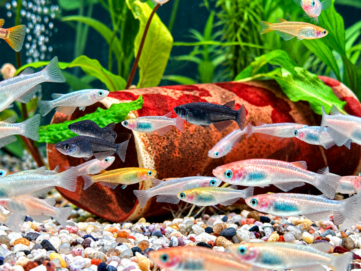 Medaka Reisfisch Mix Oryzias latipes