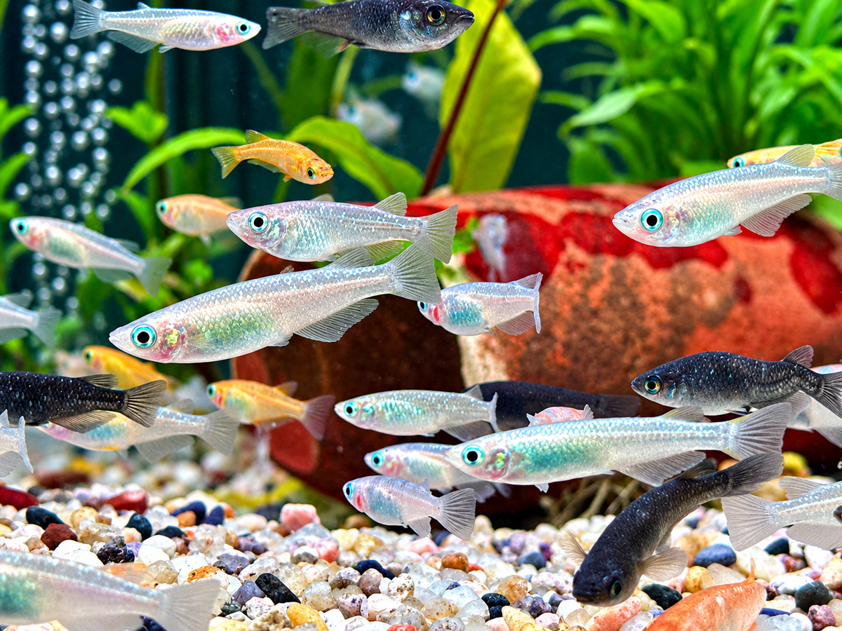 Medaka Reisfisch Mix Oryzias latipes