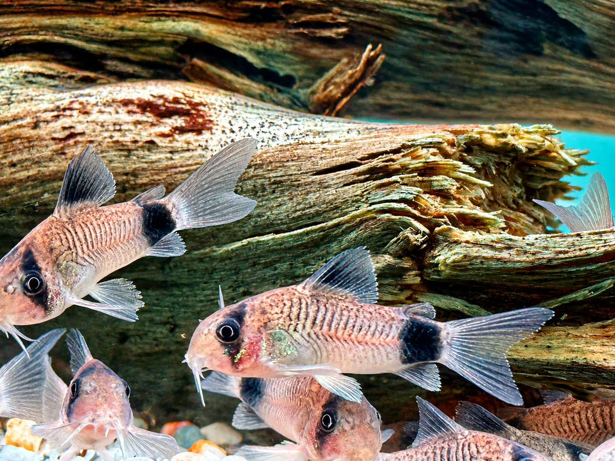 Panda Panzerwels Hoplisoma Corydoras panda Größe L