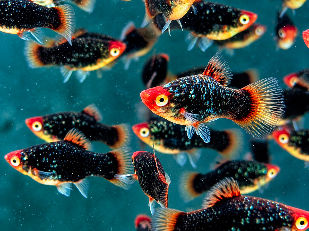 Red Parrot Platy Xiphophorus maculatus