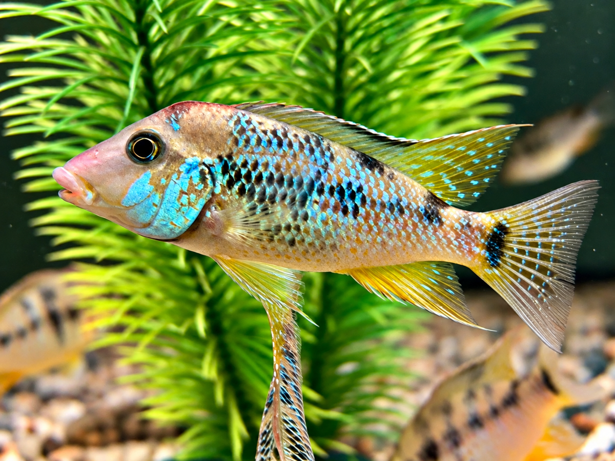 Rothauben Erdfresser Geophagus steindachneri