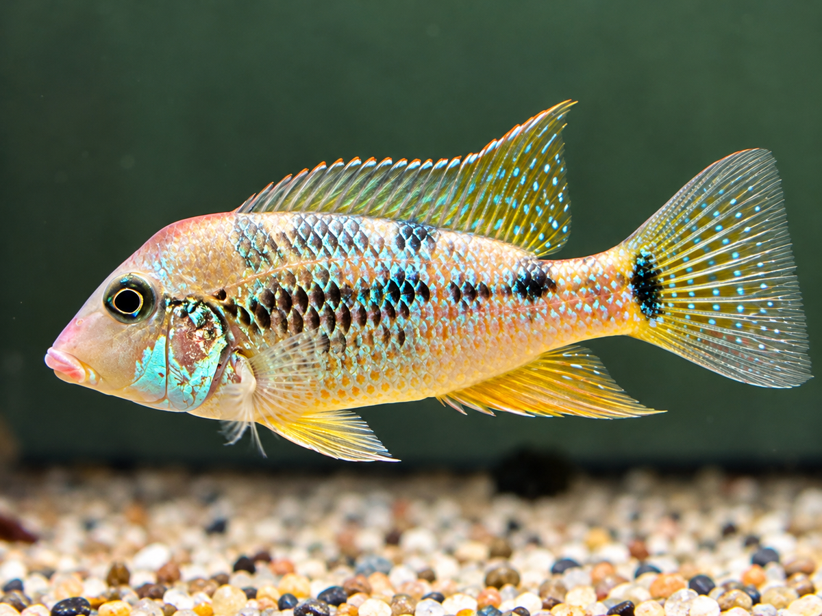 Rothauben Erdfresser Geophagus steindachneri