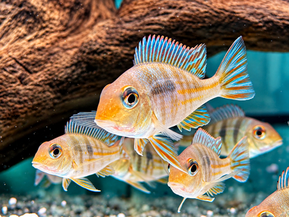 Rotkopf Erdfresser Geophagus pyrocephalus Tapajos red Head
