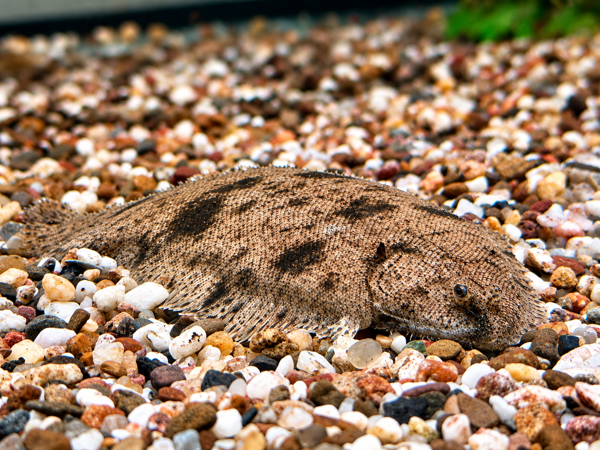 Süßwasserflunder Cynoglossus feldmanni