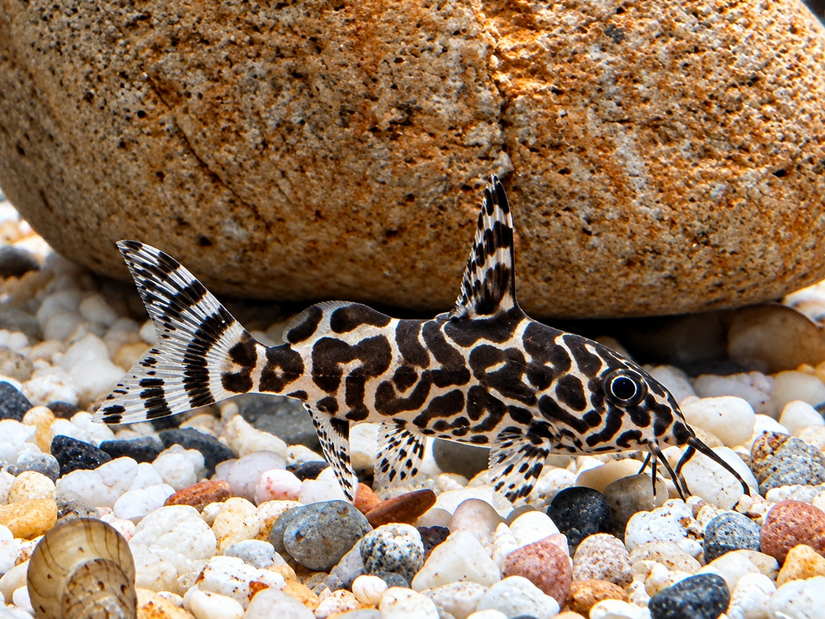 Schmuckflossen Fiederbartwels Synodontis eupterus 3,5-4 cm