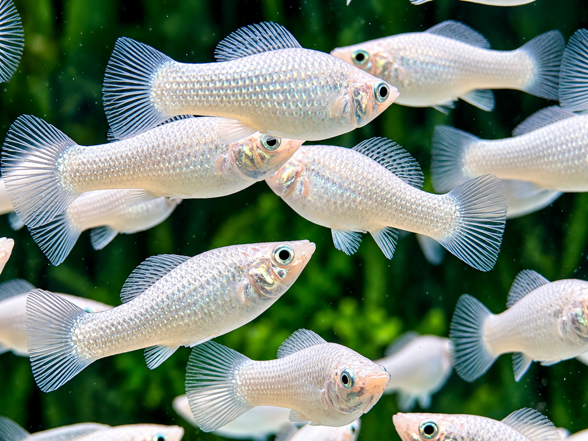 Silber Molly Poecilia sphenops